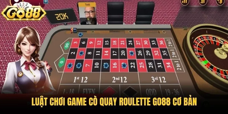 Luật chơi game cò quay Roulette Go88 cơ bản