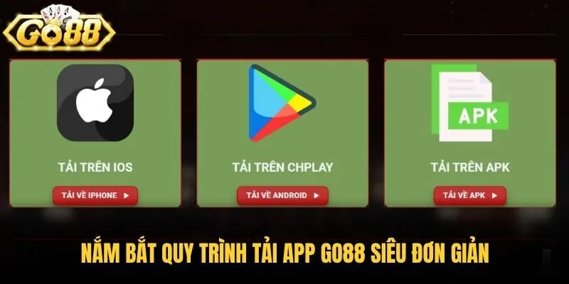 Nắm bắt quy trình tải app Go88 siêu đơn giản
